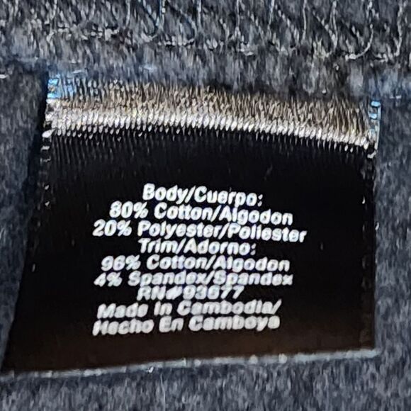 St. John's Bay Active Straight Leg Fleece Sweat Pants Black Size L - Picture 5 of 6